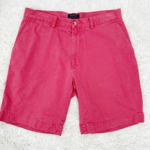 Polo Ralph Lauren Light Red Chino Shorts 33” Cotton